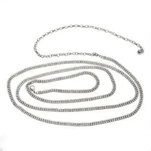 Accessories | Women Rhinestone Metal Dress Belt Adjustable 